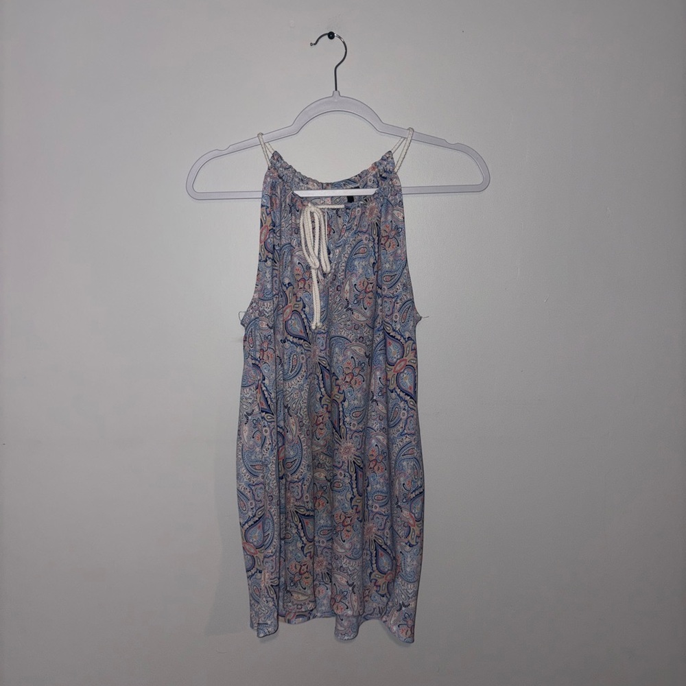 Kay Celine | Blue Paisley Tank